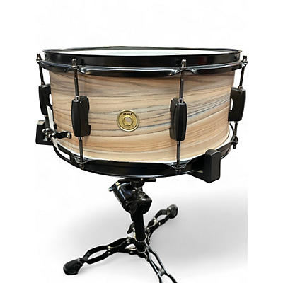 Used TAMA 14in WOODWORKS POPLAR SNARE ZEBRAWOOD WRAP Drum