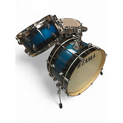 Used TAMA 3 Piece Neo-Mod Blue Burst Drum Kit