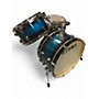 Used TAMA 3 Piece Neo-Mod Blue Burst Drum Kit Blue Burst