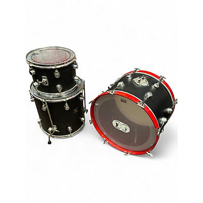 Used TAMA 3 Piece ROYALSTAR BLACK AND RED Drum Kit