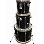 Used TAMA 3 Piece Rockstar Black Drum Kit Black