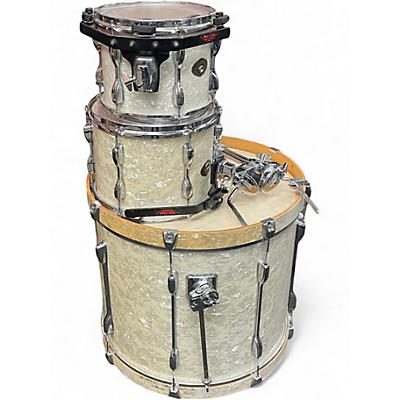 Used TAMA 3 Piece Rockstar WHITE PEARLIOD Drum Kit