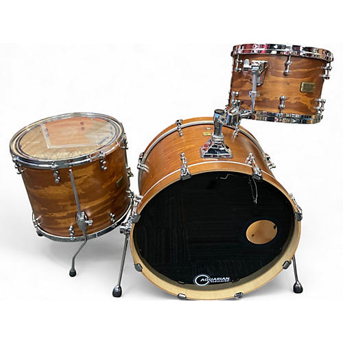 Used TAMA 3 Piece SOUND LAB PROJECT Walnut Drum Kit Walnut