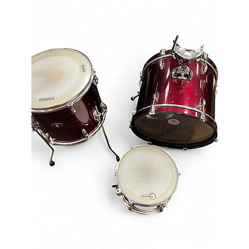 Used TAMA 3 Piece STAGESTAR BURGANDY Drum Kit BURGANDY
