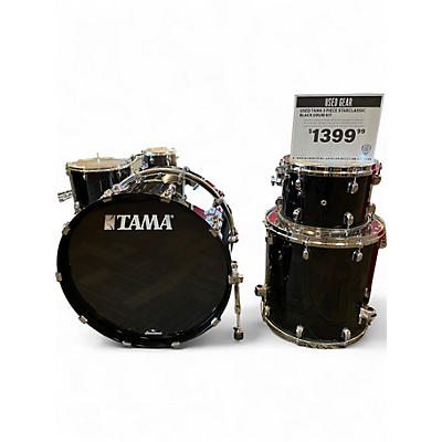 Used TAMA 3 Piece Starclassic BLACK Drum Kit