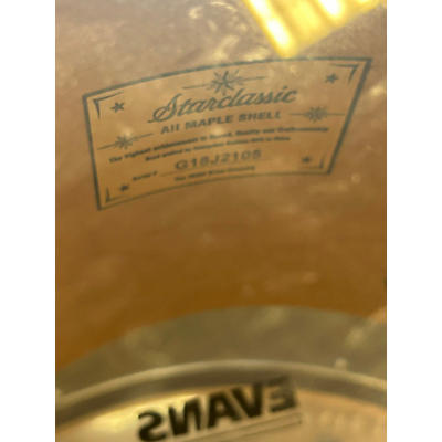 Used TAMA 3 Piece Starclassic PACIFIC WALNUT Drum Kit