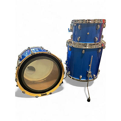 Used TAMA 3 Piece Starclassic blue Drum Kit