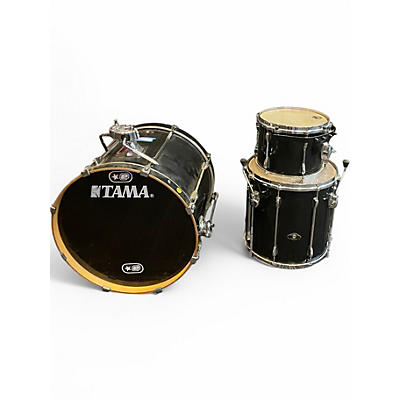 Used TAMA 3 Piece Superstar Black Drum Kit
