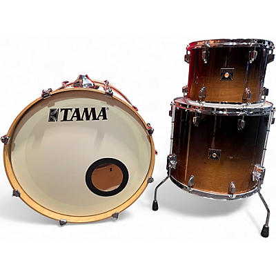 Used TAMA 3 Piece Superstar Brown Sunburst Drum Kit