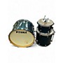 Used TAMA 3 Piece Superstar Classic Blue Drum Kit Blue