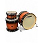 Used TAMA 3 Piece Superstar Classic Mahogany Burst Drum Kit Mahogany Burst
