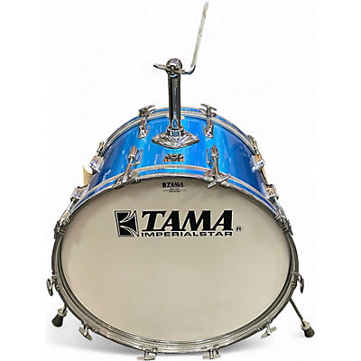 Used TAMA 3 Piece Vintage 80's Imperialstar 3 Piece Blue Drum Kit