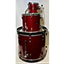 Used TAMA Used TAMA 3 piece Imperialstar Red Sparkle Drum Kit red sparkle