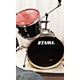 Used TAMA Used TAMA 3 piece Rockstar Black Drum Kit Black