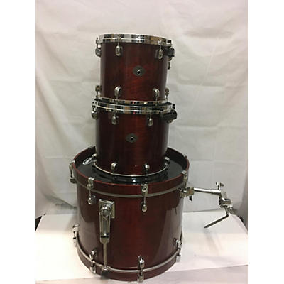 Used TAMA 3 piece Starclassic Candy Apple Red Drum Kit