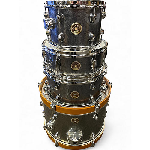 Used TAMA 4 Piece CLUB JAM GALAXY SILVER Drum Kit GALAXY SILVER