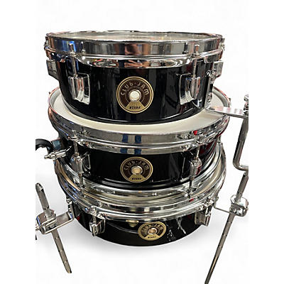 Used TAMA 4 Piece CLUB JAM PANCAKE KIT BLACK Drum Kit