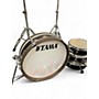 Used TAMA 4 Piece CLUB JAM PANCAKE KIT Black Drum Kit Black