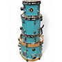 Used TAMA 4 Piece CLUB JAM TEAL Drum Kit TEAL