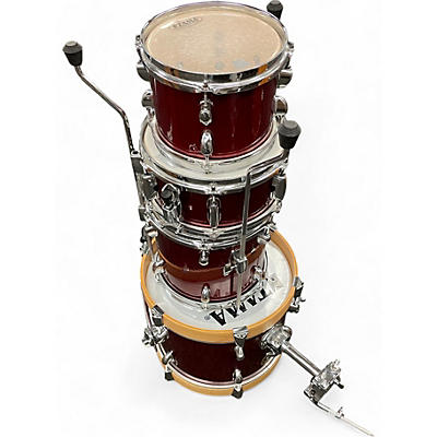 Used TAMA 4 Piece Club-JAM Flyer Candy Apple Mist Drum Kit