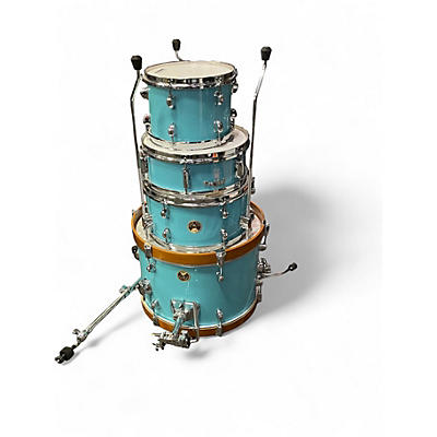 Used TAMA 4 Piece Club Jam Aqua Blue Drum Kit