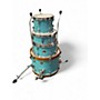 Used TAMA 4 Piece Club Jam Aqua Blue Drum Kit Aqua Blue