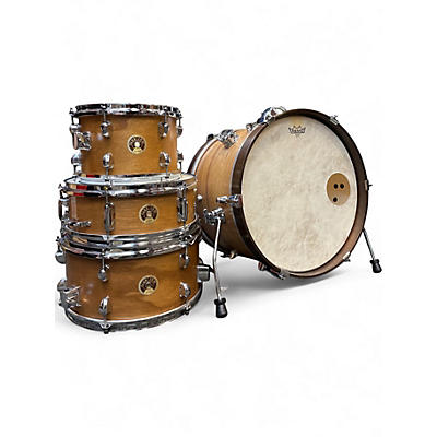Used TAMA 4 Piece Club Jam Natural Drum Kit