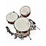 Used TAMA 4 Piece Cocktail Jam bright orange sparkle Drum Kit bright orange sparkle
