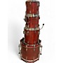Used TAMA 4 Piece Grandstar CUstom Trans Red Drum Kit Trans Red