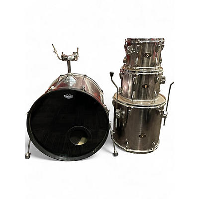 Used TAMA 4 Piece IMPERIALSTAR  SILVER Drum Kit