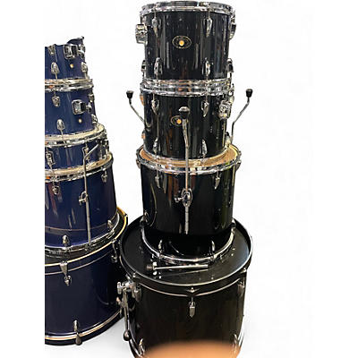 Used TAMA 4 Piece Imperialstar Black Drum Kit