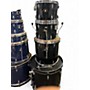 Used TAMA 4 Piece Imperialstar Black Drum Kit Black
