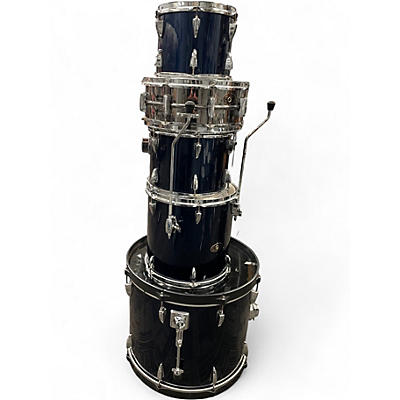 Used TAMA 4 Piece Imperialstar Black Drum Kit