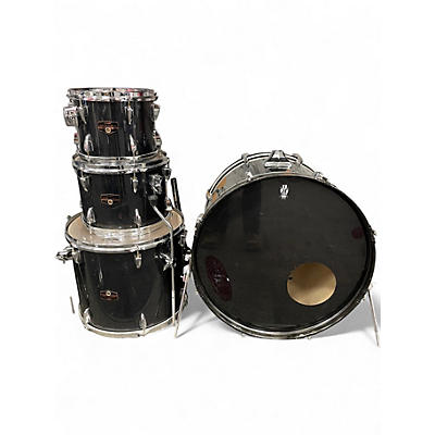 Used TAMA 4 Piece Imperialstar Black Drum Kit