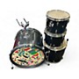 Used TAMA 4 Piece Imperialstar Black Drum Kit Black