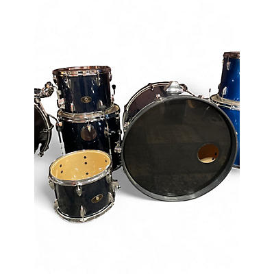 Used TAMA 4 Piece Imperialstar Blue Drum Kit
