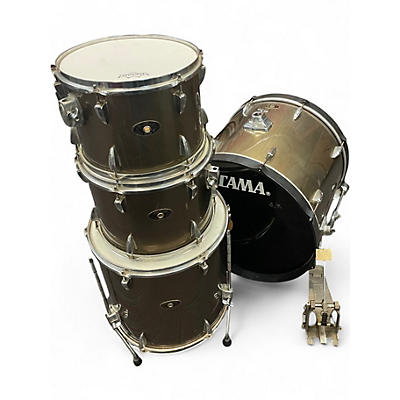 Used TAMA 4 Piece Imperialstar Brown Drum Kit