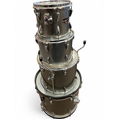 Used TAMA 4 Piece Imperialstar COSMIC SILVER SPARKLE Drum Kit