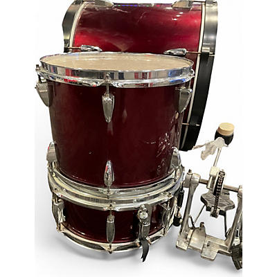 Used TAMA 4 Piece Imperialstar Candy Apple Red Drum Kit