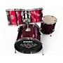 Used TAMA 4 Piece Imperialstar Candy Apple Red Metallic Drum Kit Candy Apple Red Metallic