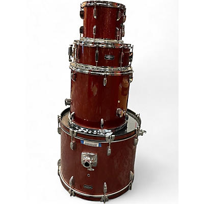 Used TAMA 4 Piece Imperialstar Crimson Red Trans Drum Kit