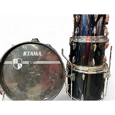 Used TAMA 4 Piece Imperialstar Midnight Blue Drum Kit