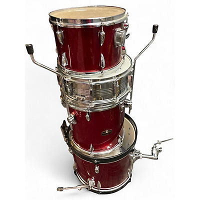 Used TAMA 4 Piece Imperialstar Wine Red Drum Kit