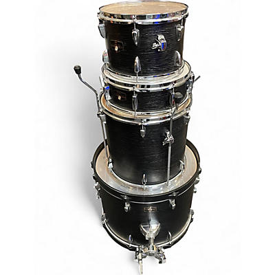 Used TAMA 4 Piece Imperialstar hairline black Drum Kit