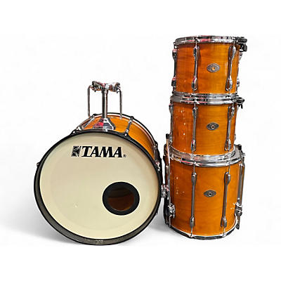 Used TAMA 4 Piece Rockstar Amber Drum Kit