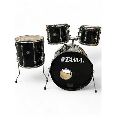 Used TAMA 4 Piece Rockstar Black Drum Kit