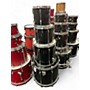 Used TAMA 4 Piece Rockstar Black Drum Kit Black