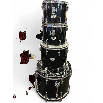 Used TAMA 4 Piece Rockstar Black Drum Kit