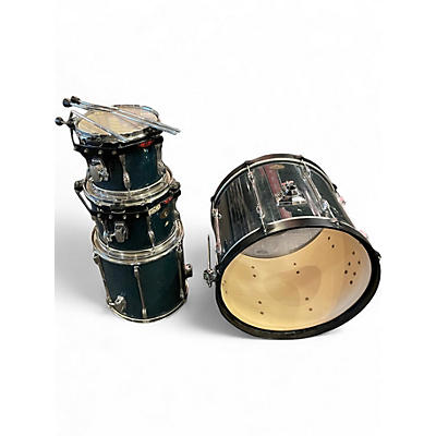 Used TAMA 4 Piece Rockstar Blue Drum Kit