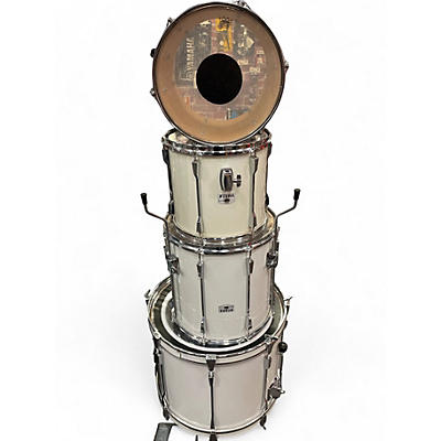 Used TAMA 4 Piece Rockstar DX Classic White Drum Kit